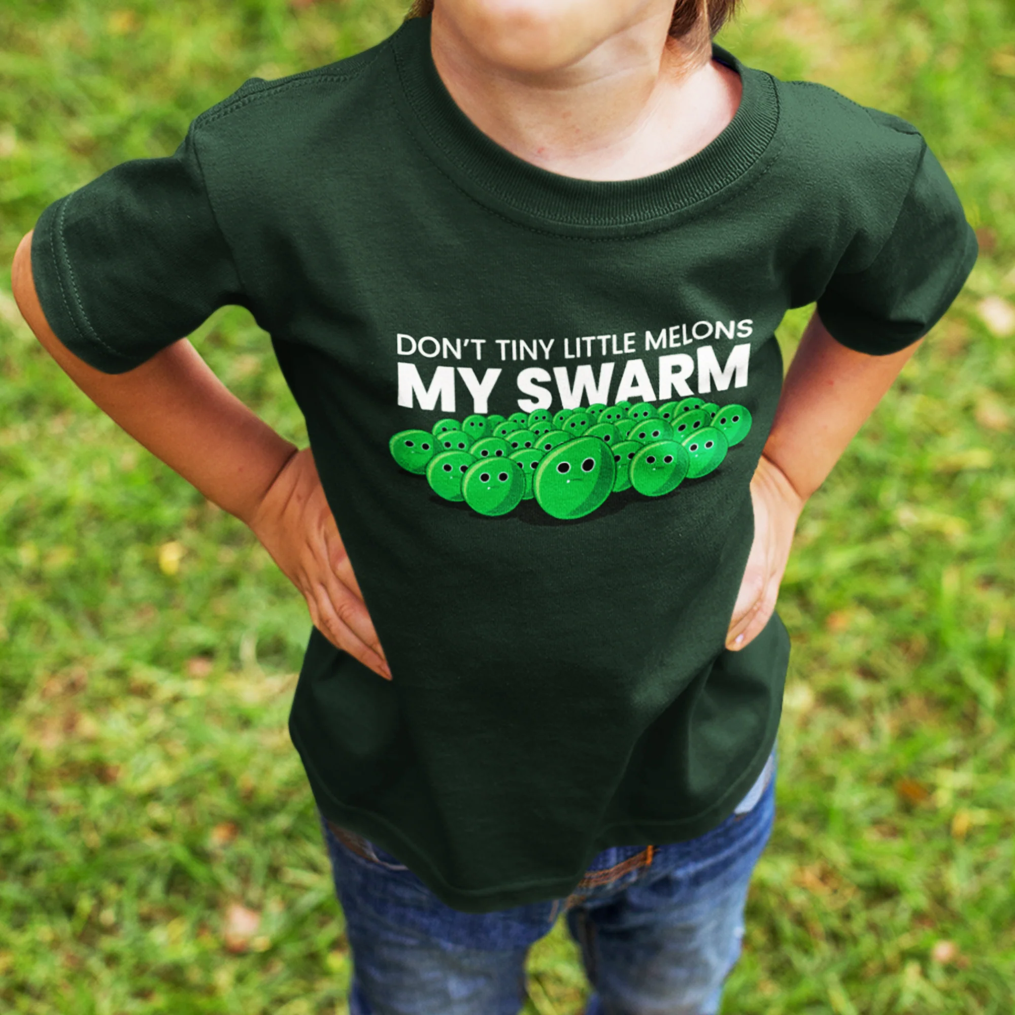 Don't Tiny Little Melons My Swarm Kids Tee - Image 2