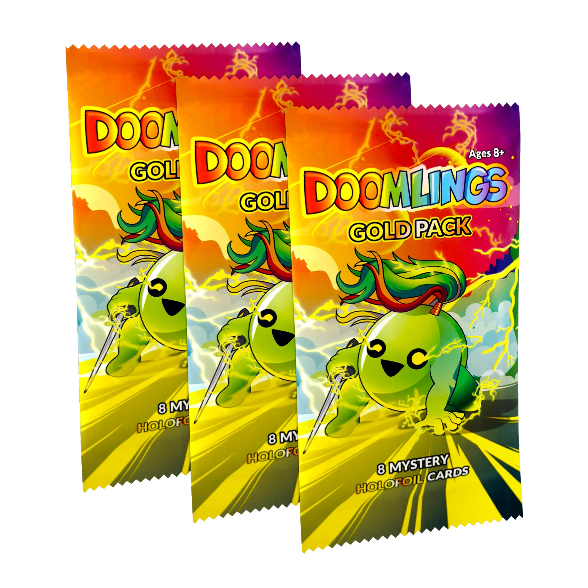 Doomlings Base Set Gold Pack (3-Pack)