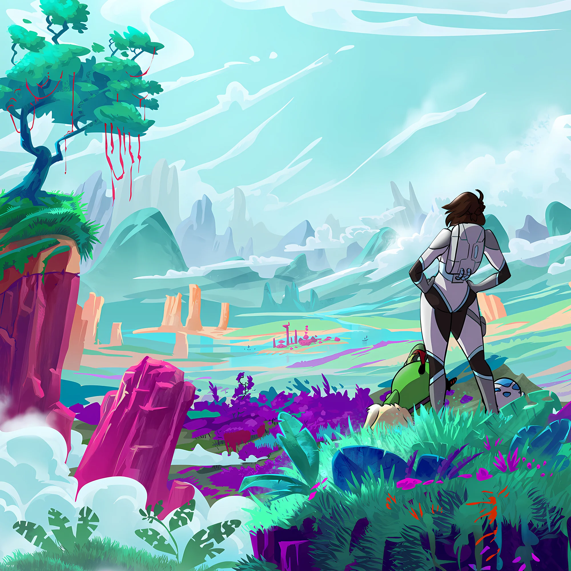Captain Marin's Journey: Overlush Poster - Image 2