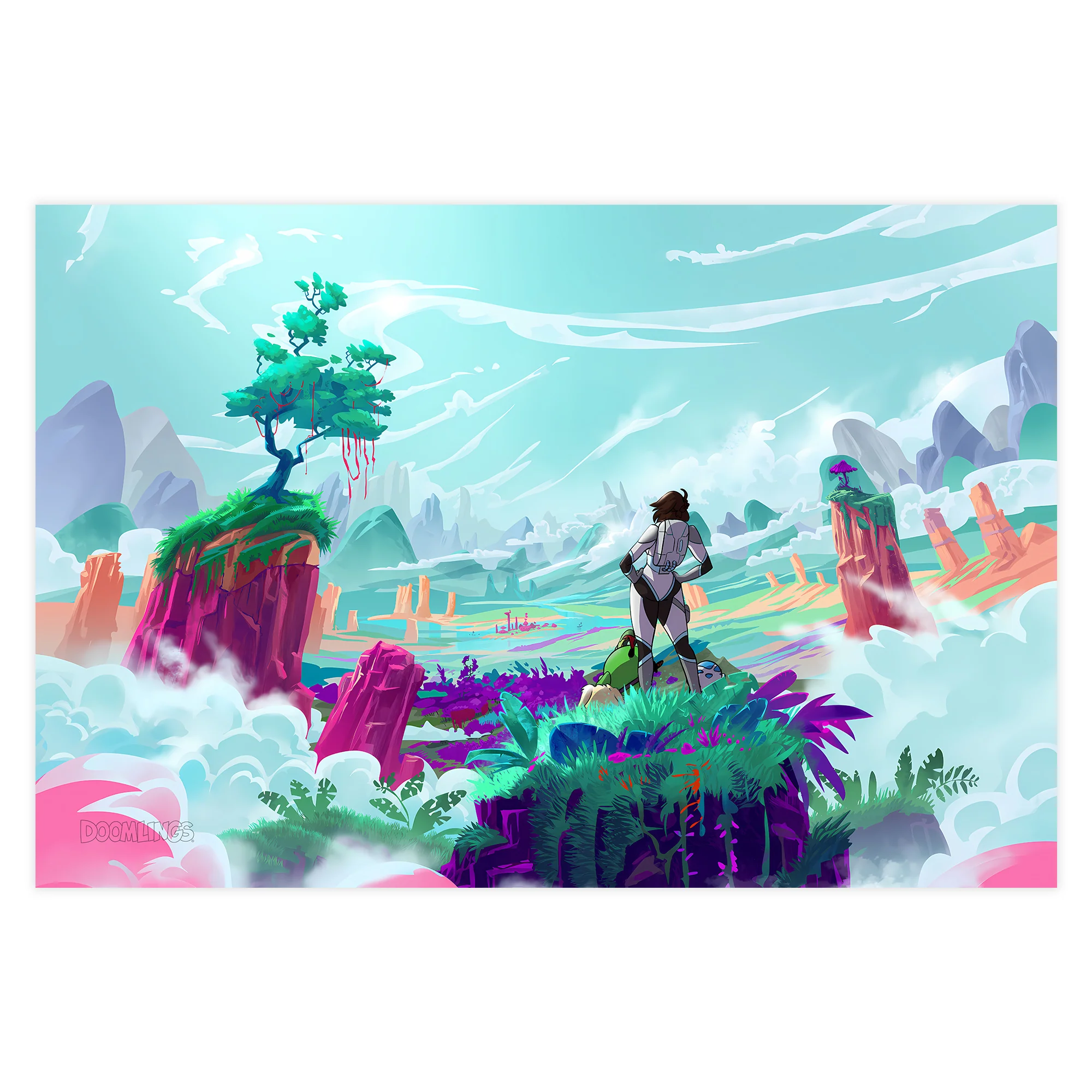 Captain Marin's Journey: Overlush Poster - Image 4