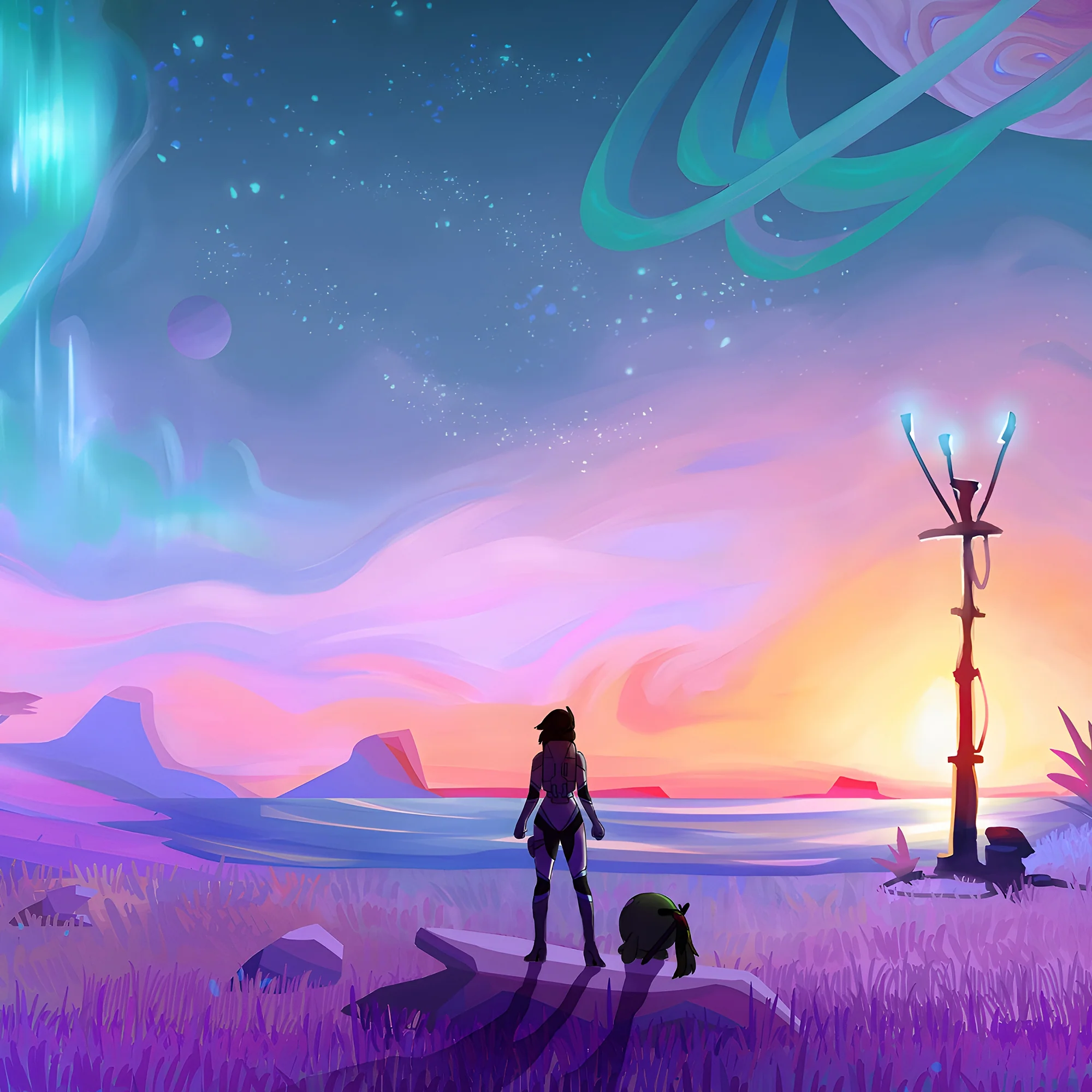 Captain Marin's Journey: Transmission Post Poster - Image 2